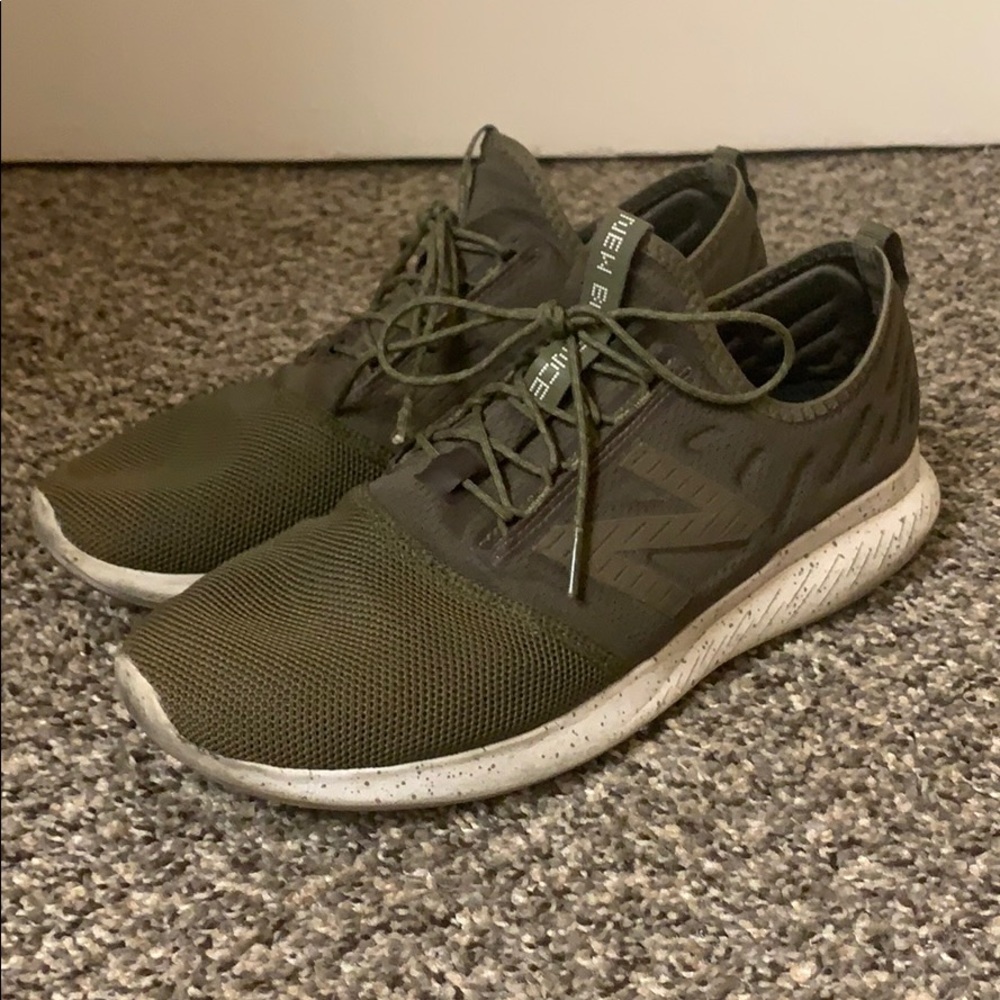 Forest Green New Balance Tennis Shoes